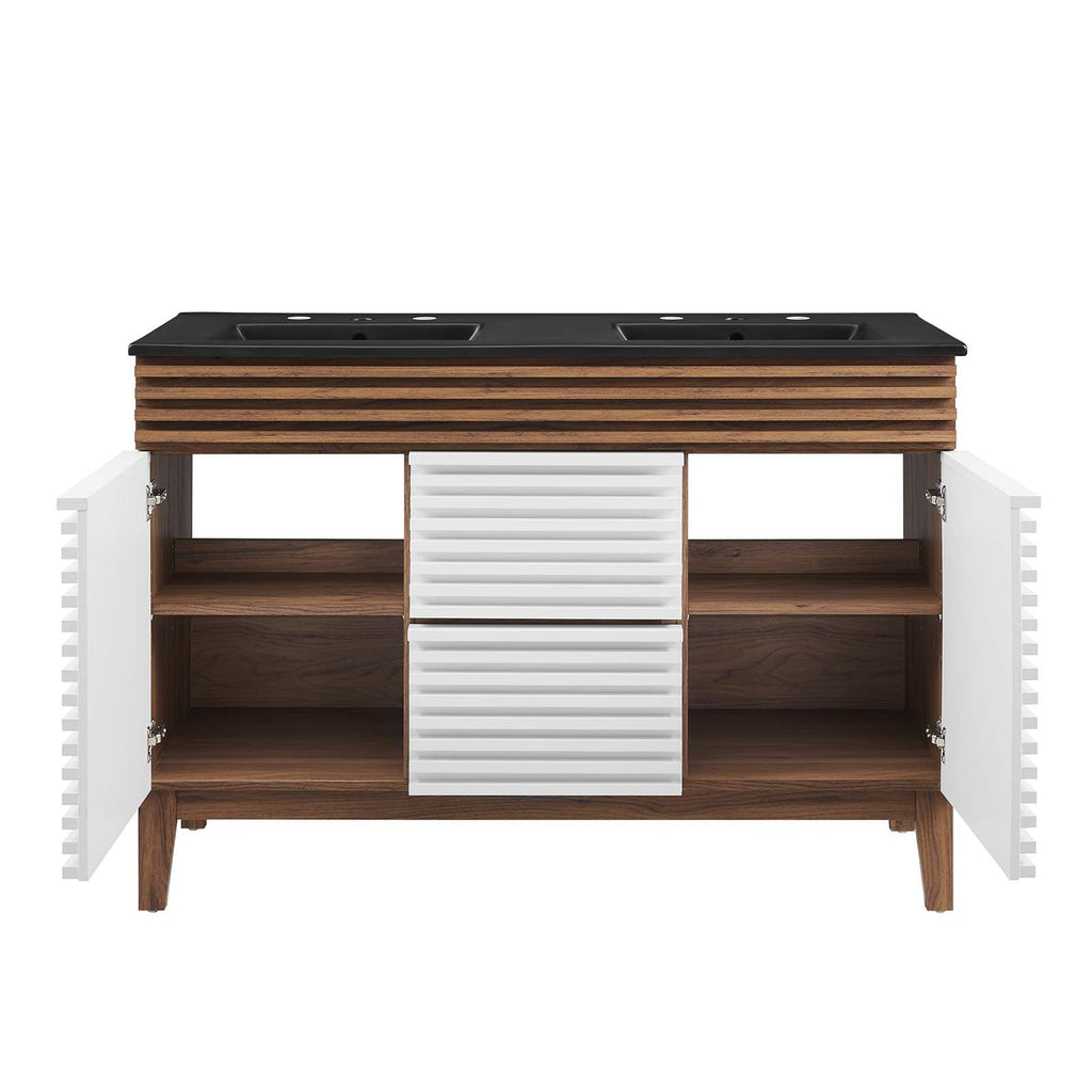 Render 48" Double Sink Bathroom Vanity by Modway