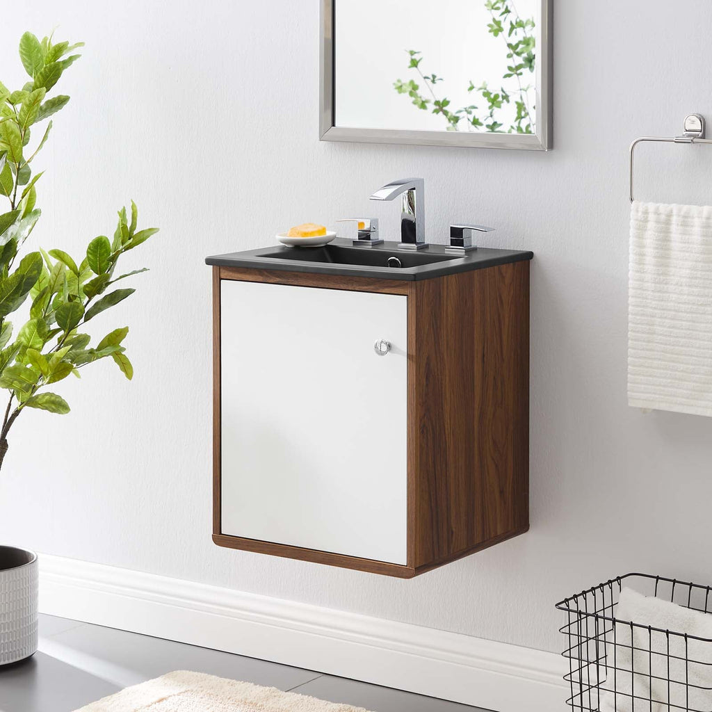 Transmit 18" Wall-Mount Bathroom Vanity by Modway