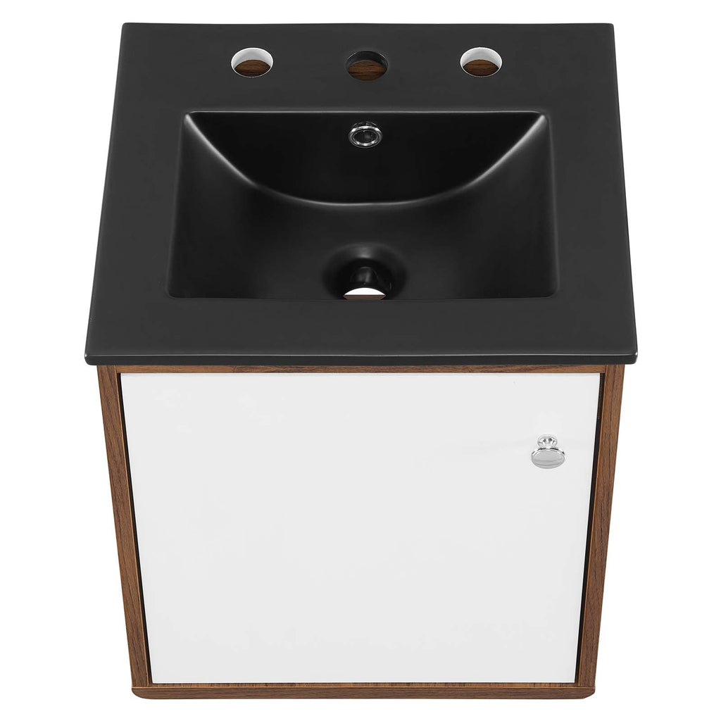 Transmit 18" Wall-Mount Bathroom Vanity by Modway