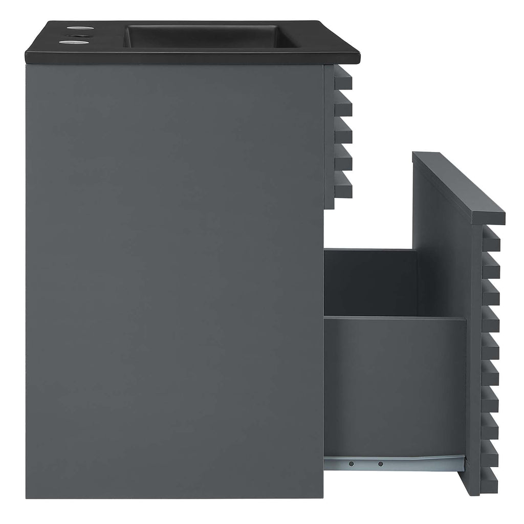Render 18" Wall-Mount Bathroom Vanity by Modway
