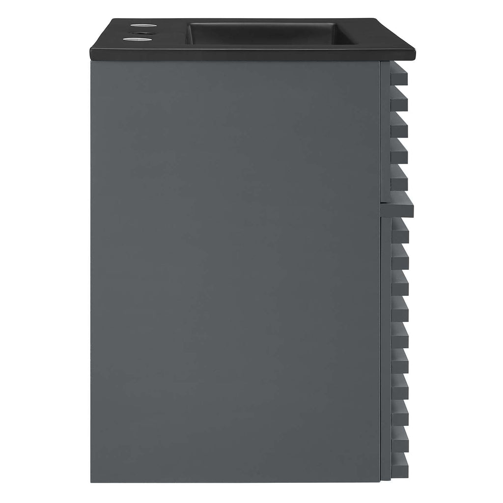 Render 18" Wall-Mount Bathroom Vanity by Modway