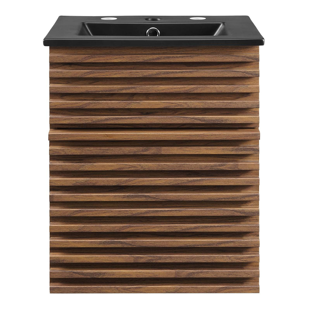 Render 18" Wall-Mount Bathroom Vanity by Modway