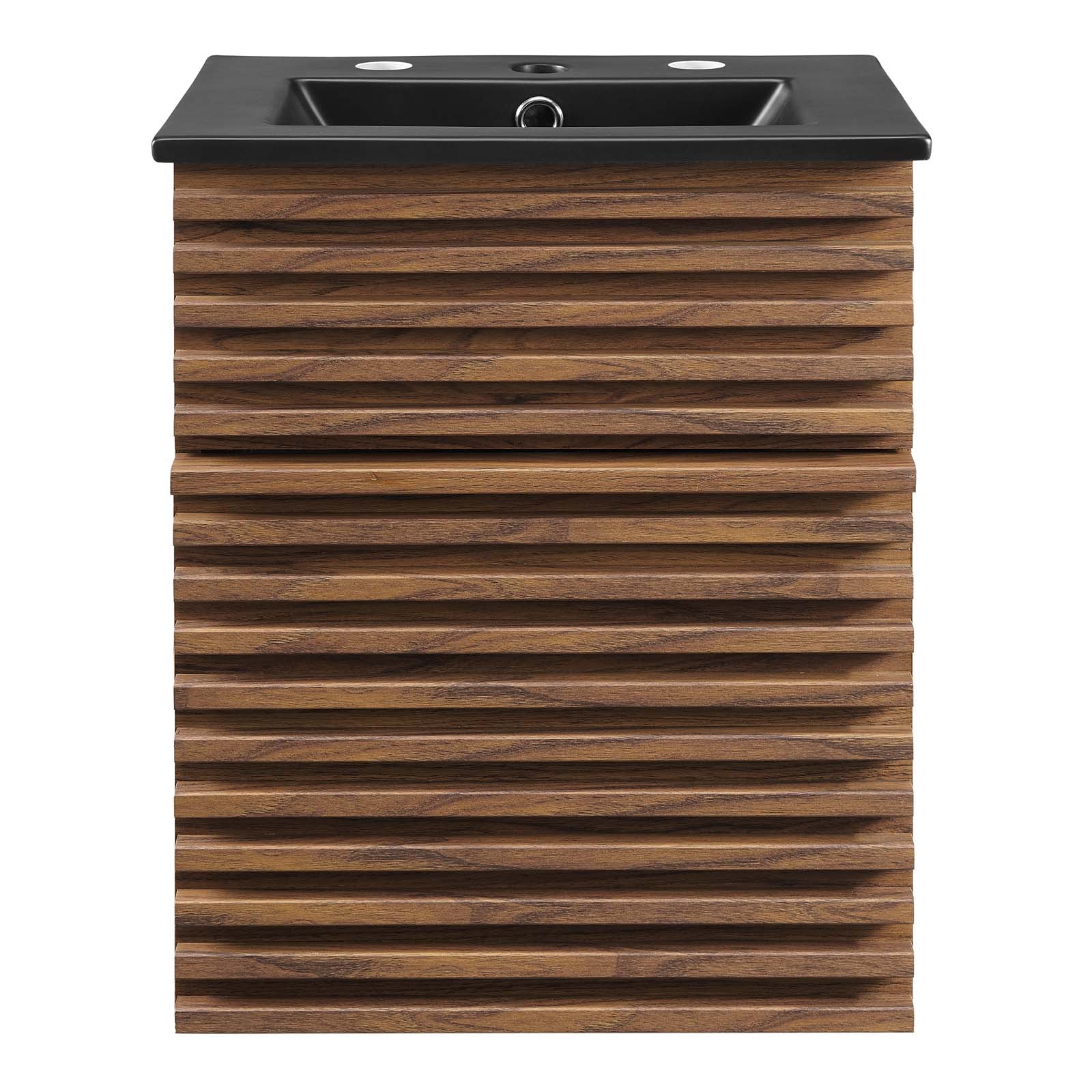 Render 18" Wall-Mount Bathroom Vanity by Modway