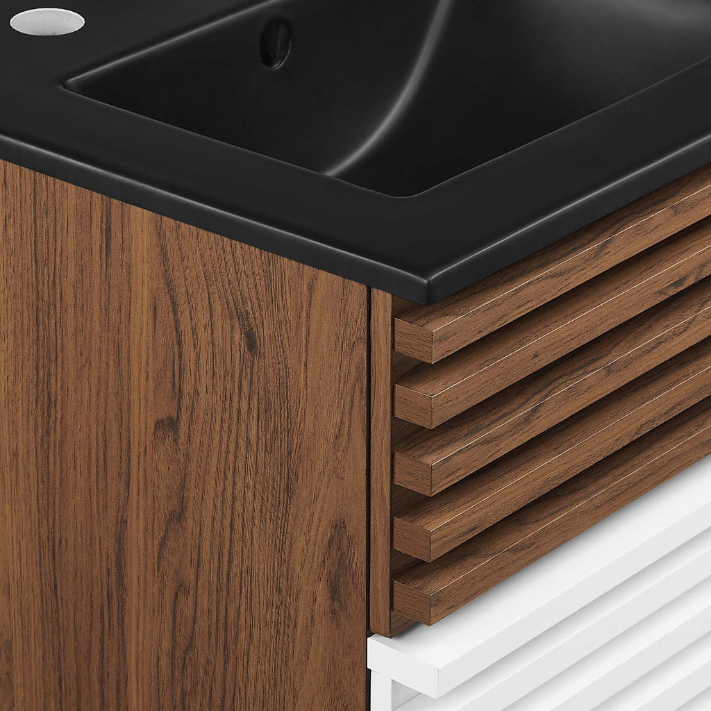 Render 18" Wall-Mount Bathroom Vanity by Modway