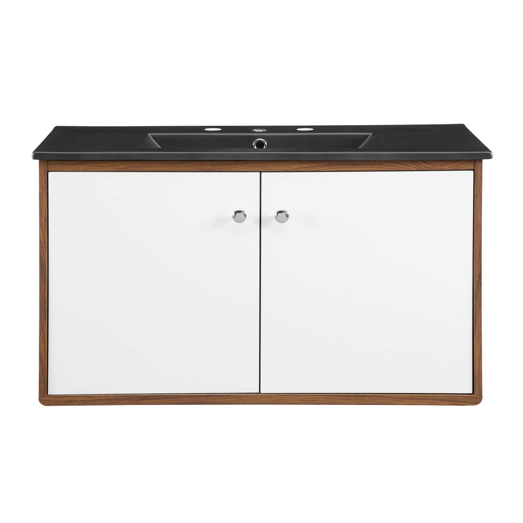 Transmit 36" Wall-Mount Bathroom Vanity by Modway