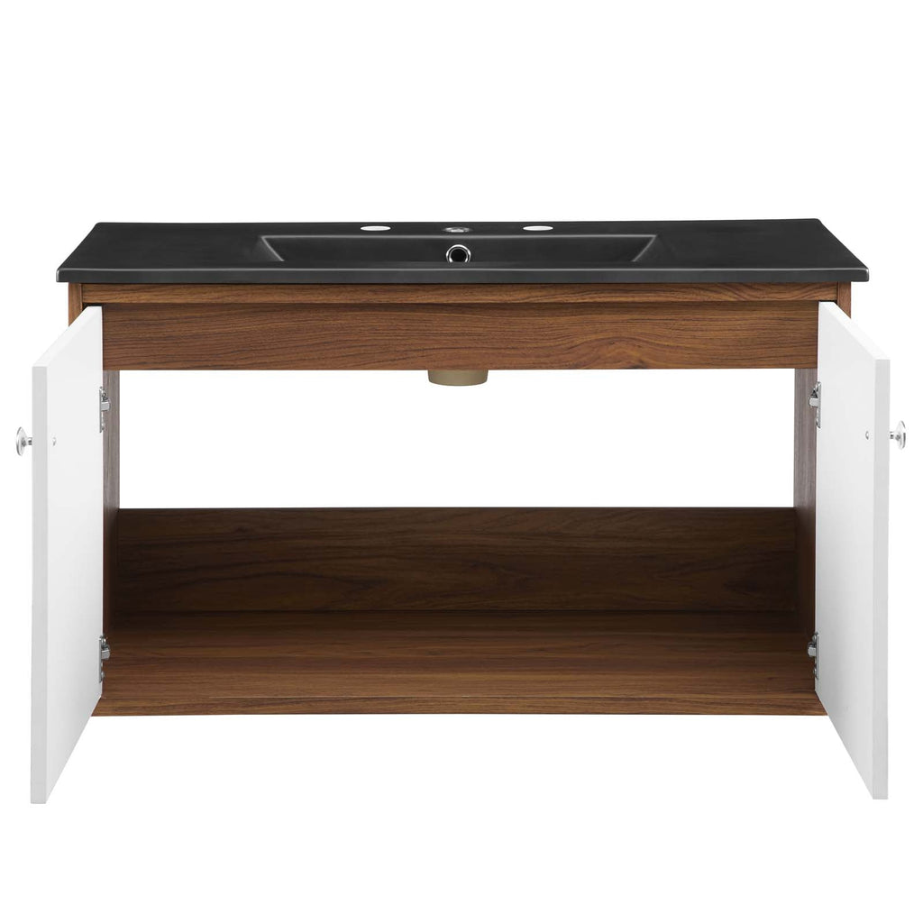 Transmit 36" Wall-Mount Bathroom Vanity by Modway