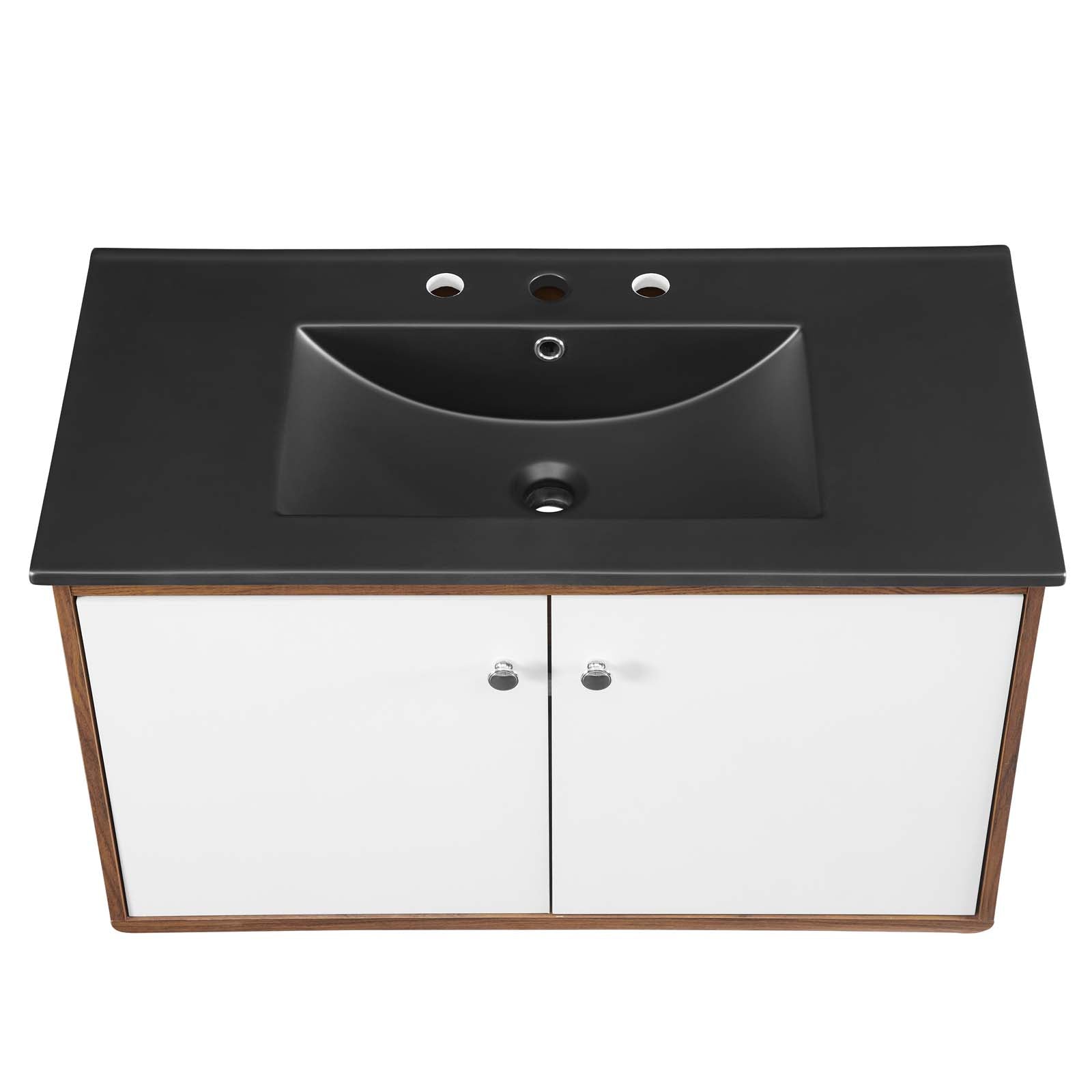 Transmit 36" Wall-Mount Bathroom Vanity by Modway