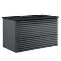 Render 36" Wall-Mount Bathroom Vanity by Modway