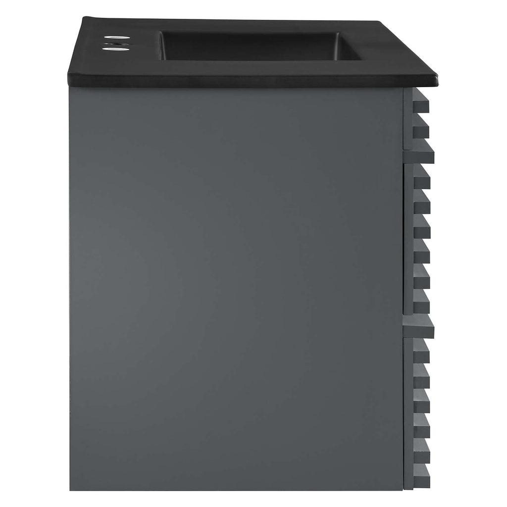 Render 36" Wall-Mount Bathroom Vanity by Modway