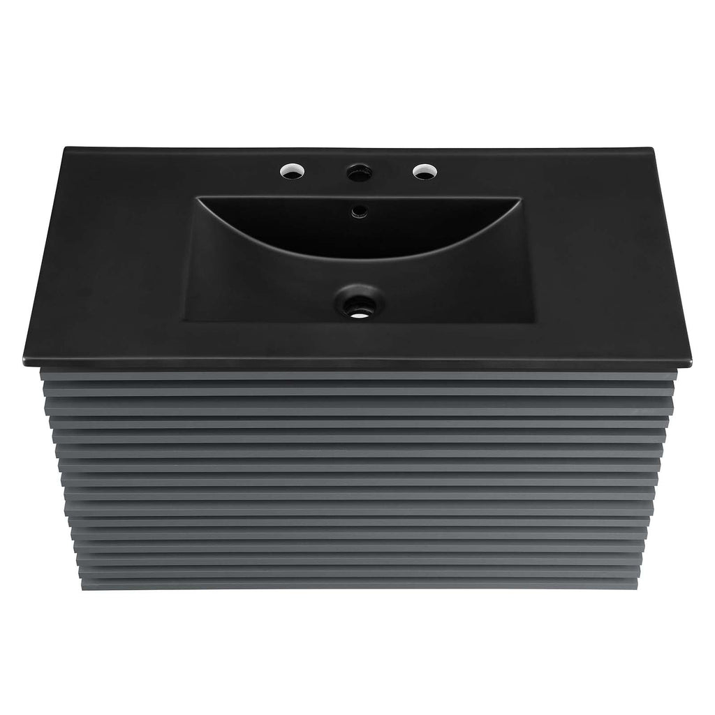 Render 36" Wall-Mount Bathroom Vanity by Modway