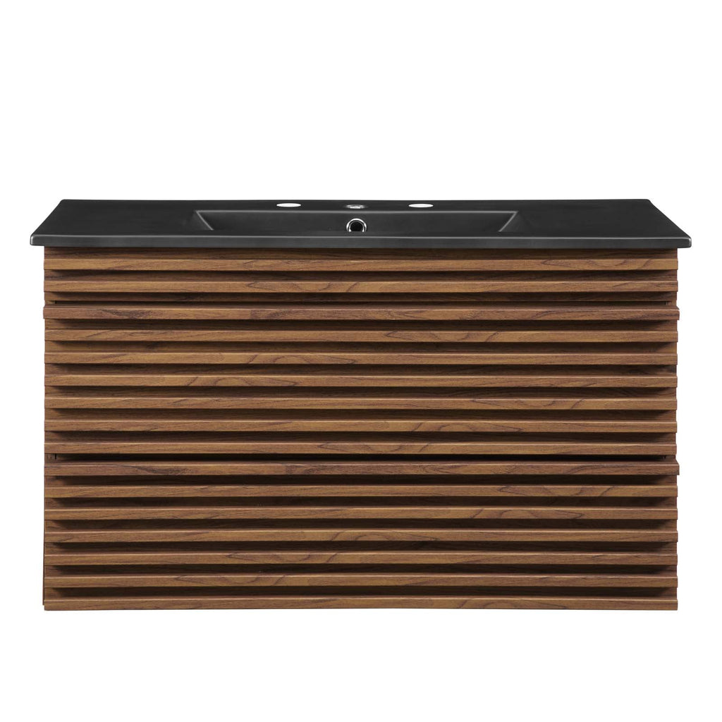 Render 36" Wall-Mount Bathroom Vanity by Modway