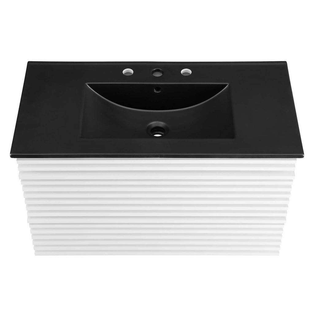 Render 36" Wall-Mount Bathroom Vanity by Modway