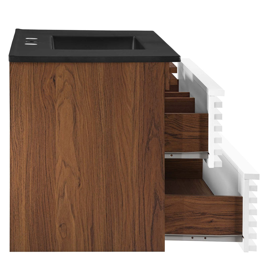 Render 36" Wall-Mount Bathroom Vanity by Modway