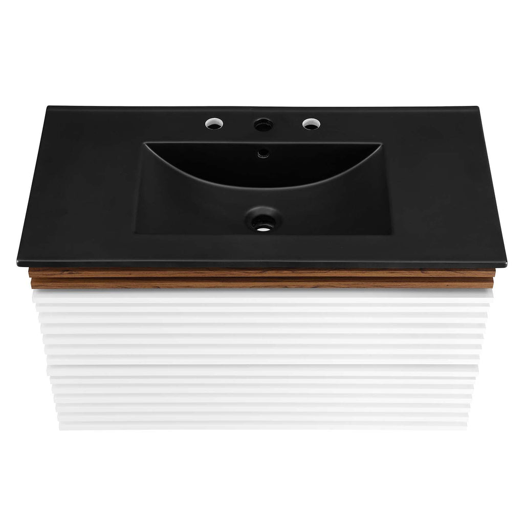 Render 36" Wall-Mount Bathroom Vanity by Modway