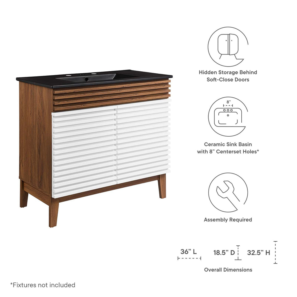Render 36" Bathroom Vanity by Modway