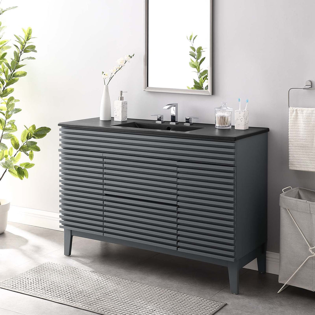 Render 48" Single Sink Bathroom Vanity by Modway