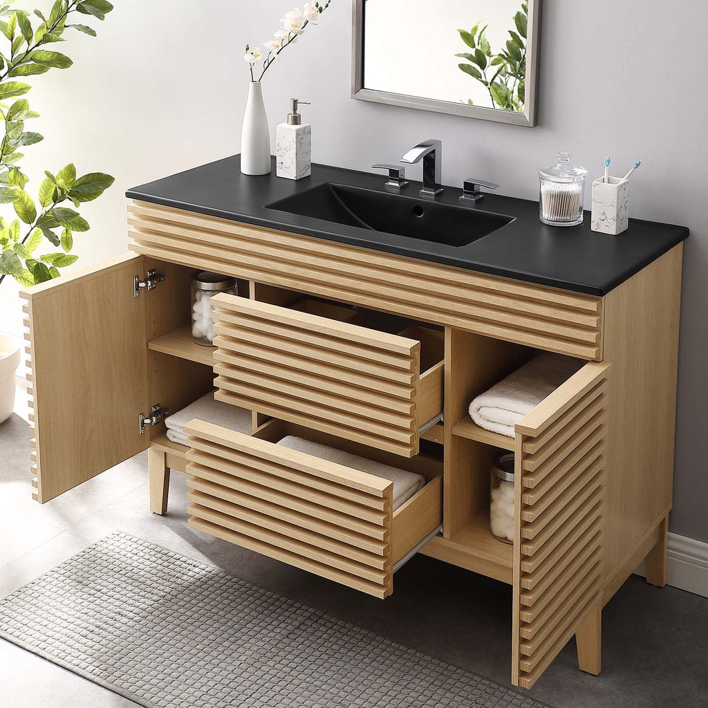 Render 48" Single Sink Bathroom Vanity by Modway