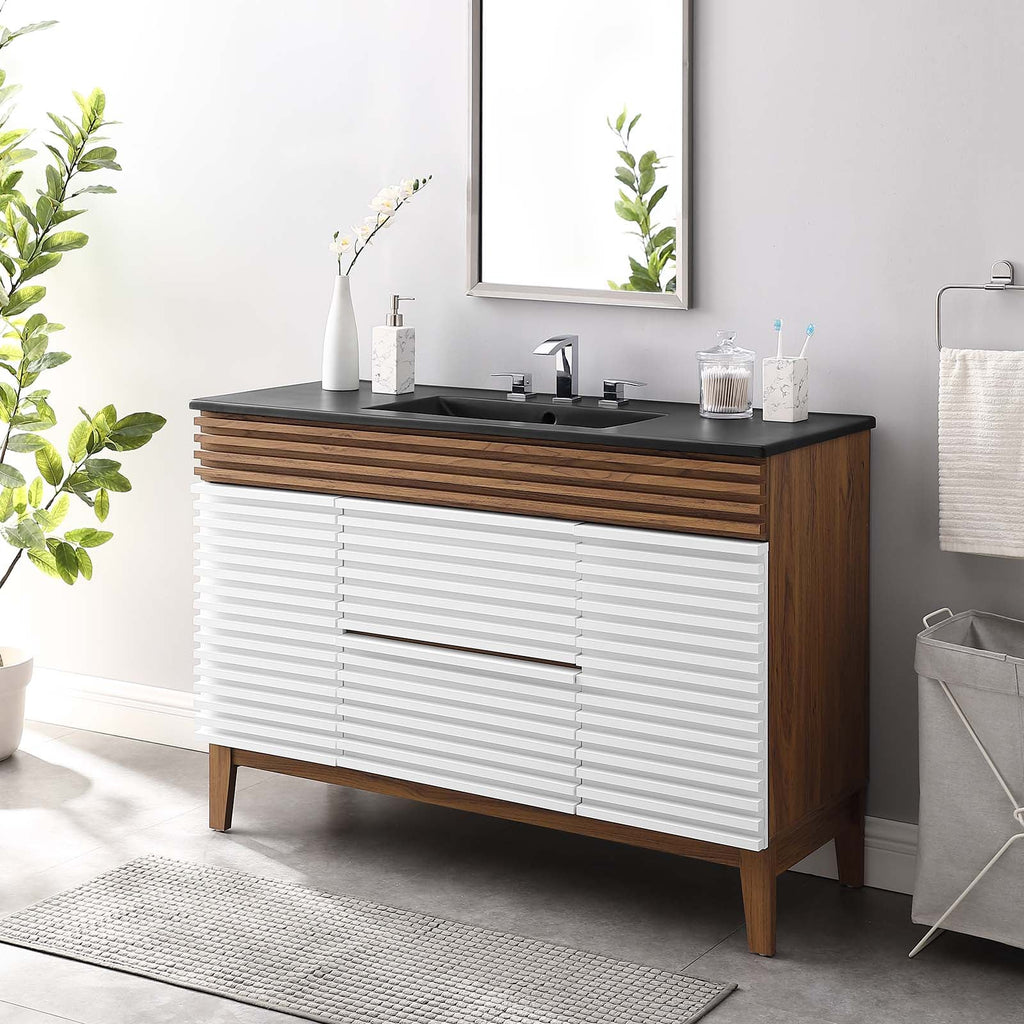 Render 48" Single Sink Bathroom Vanity by Modway