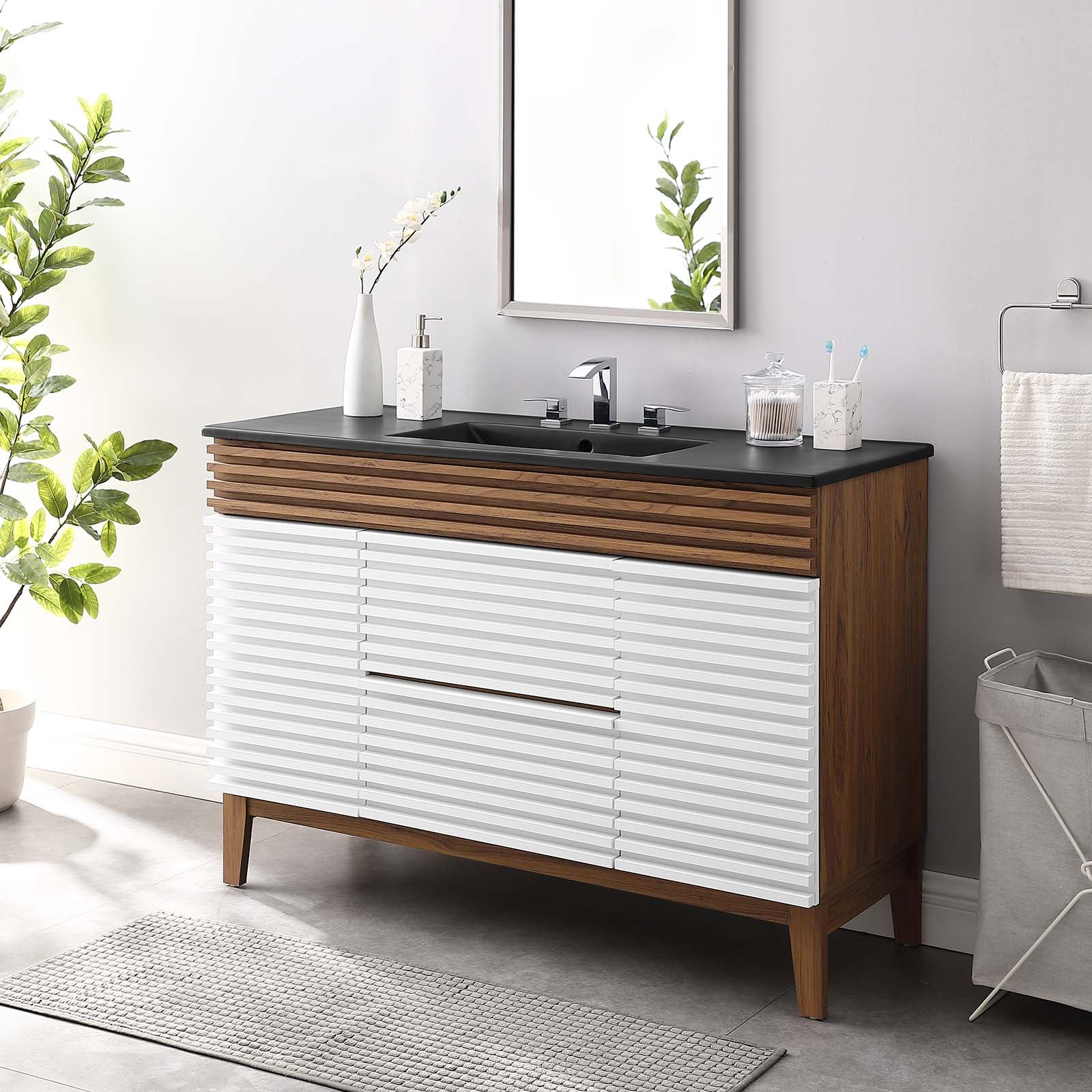 Render 48" Single Sink Bathroom Vanity by Modway