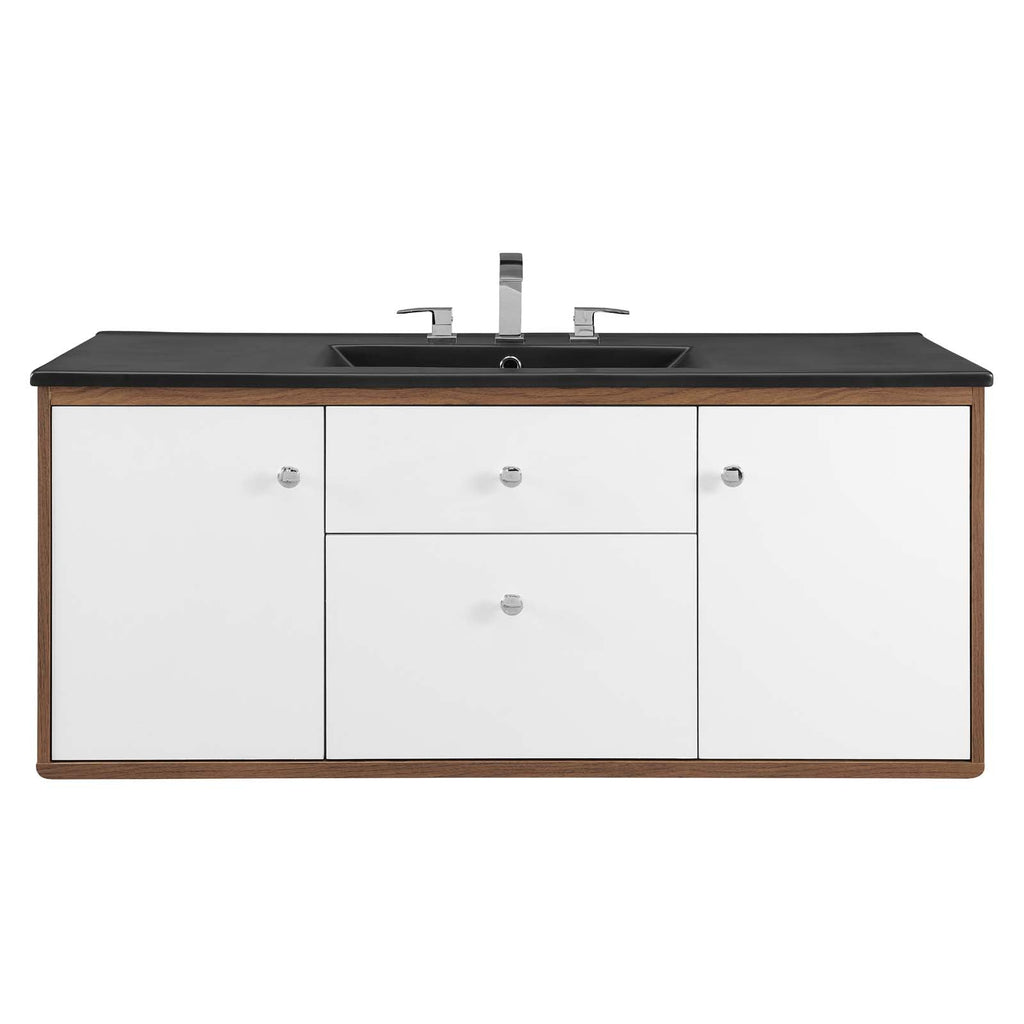 Transmit 48" Wall-Mount Bathroom Vanity by Modway