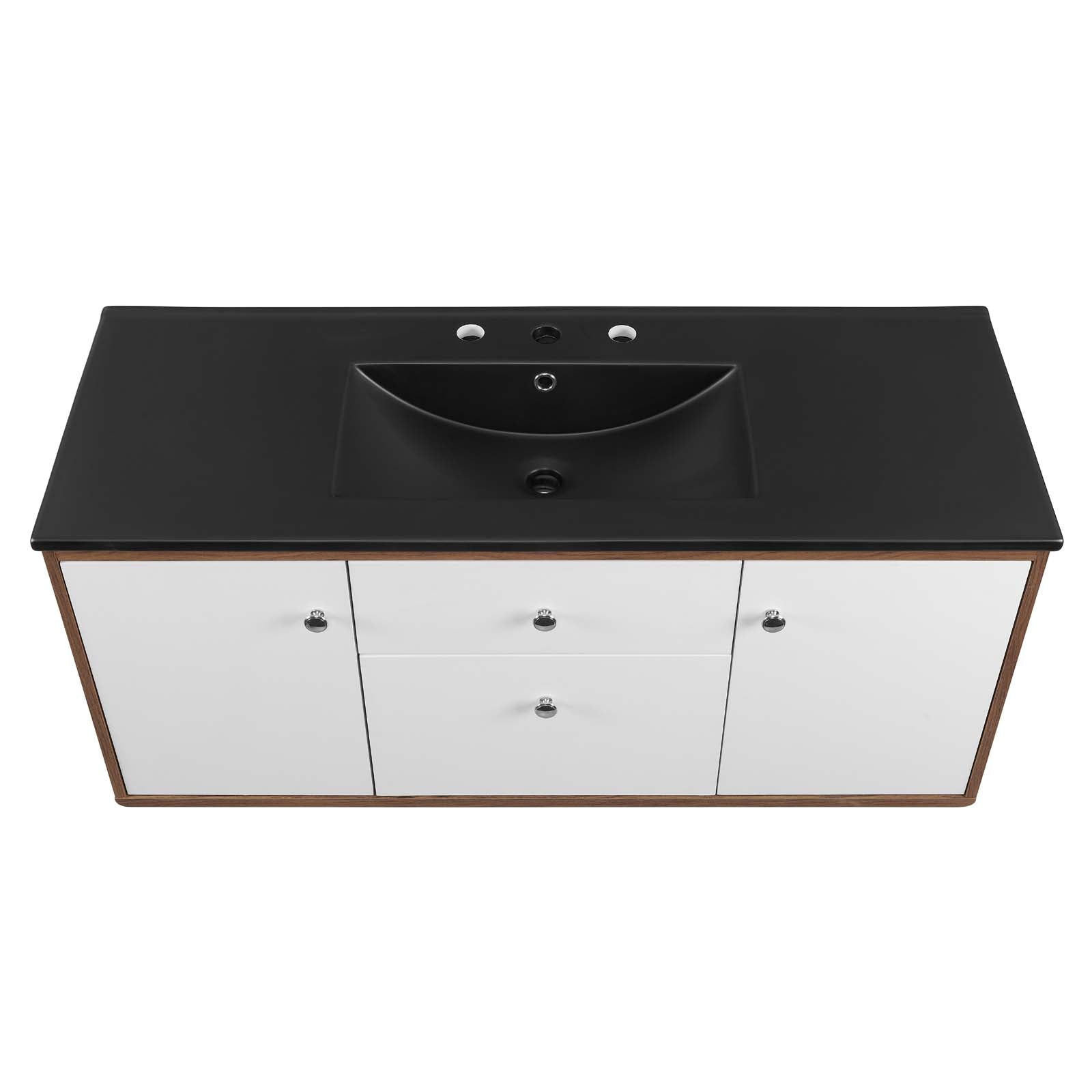 Transmit 48" Wall-Mount Bathroom Vanity by Modway