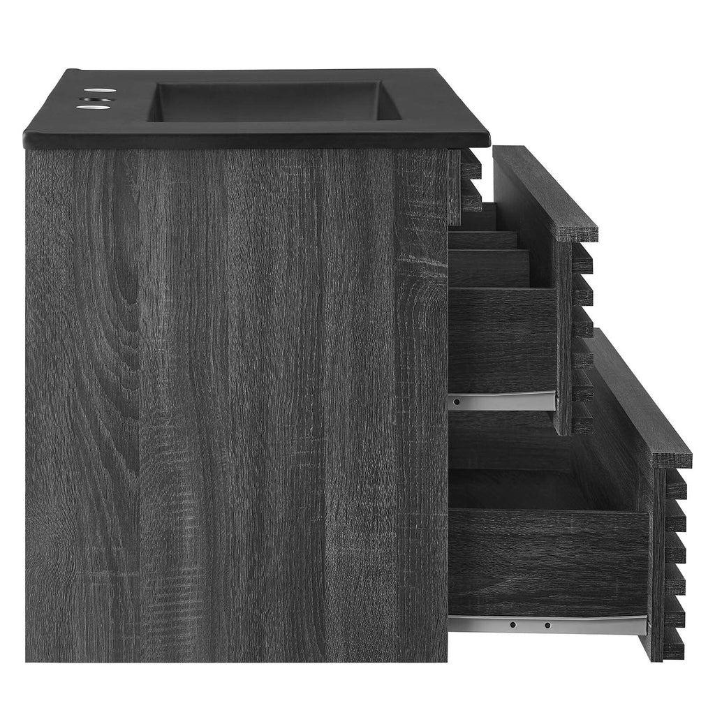Render 30" Wall-Mount Bathroom Vanity by Modway