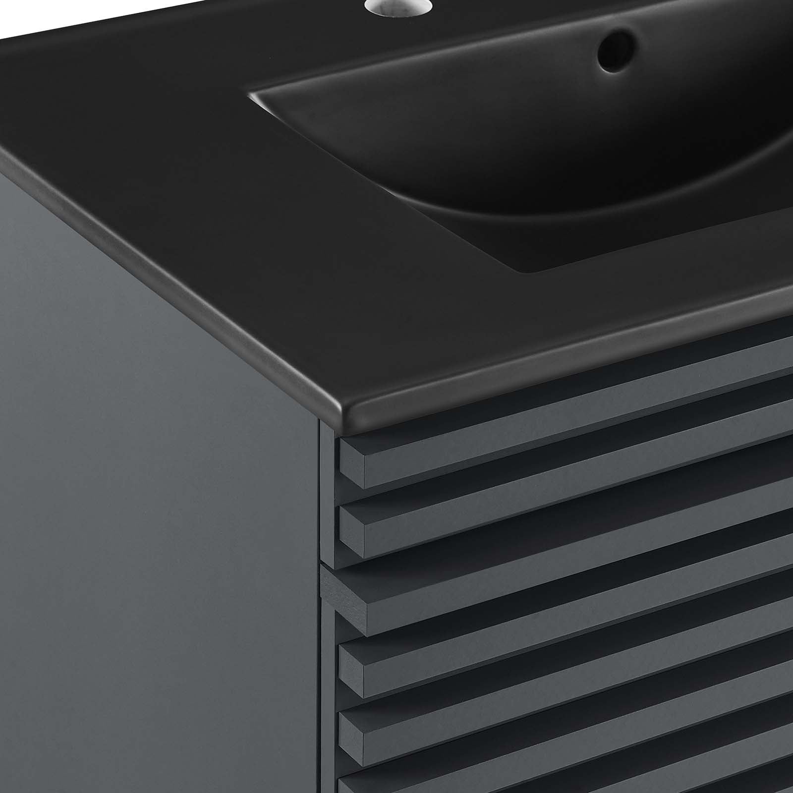 Render 30" Wall-Mount Bathroom Vanity by Modway