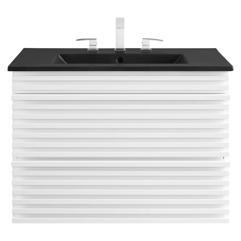 Render 30" Wall-Mount Bathroom Vanity by Modway
