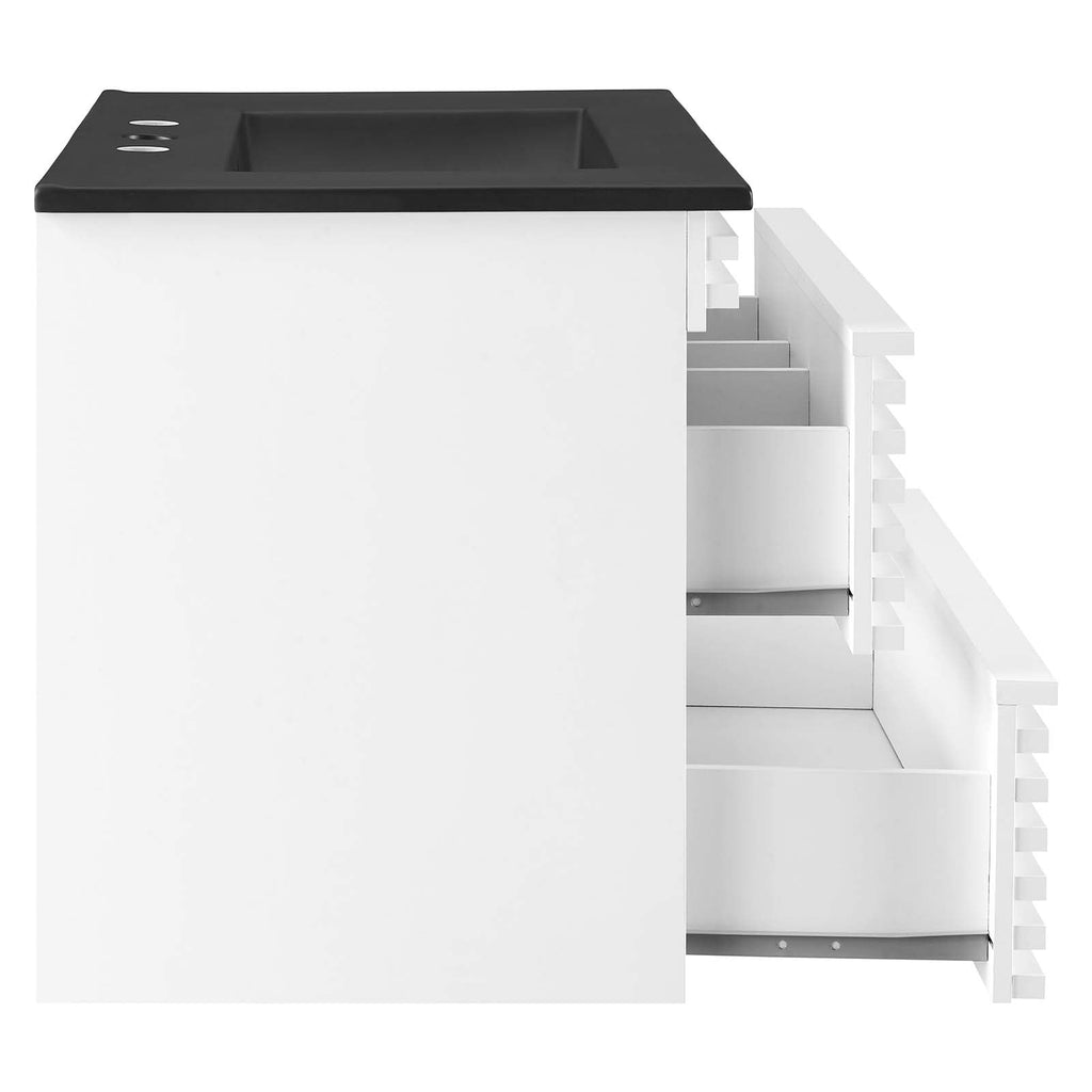 Render 30" Wall-Mount Bathroom Vanity by Modway