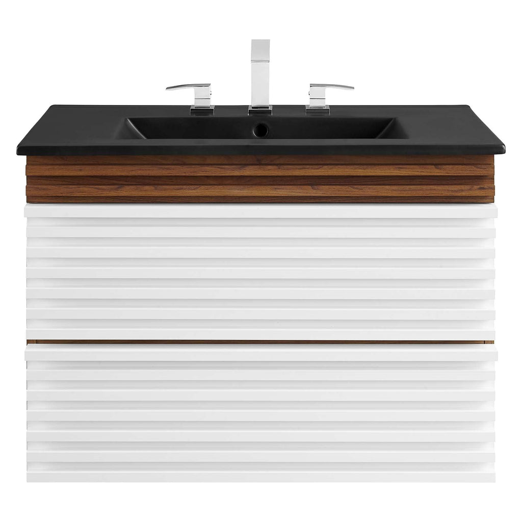 Render 30" Wall-Mount Bathroom Vanity by Modway