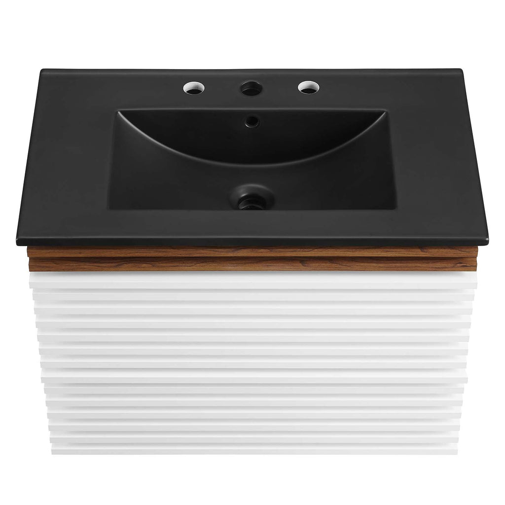 Render 30" Wall-Mount Bathroom Vanity by Modway