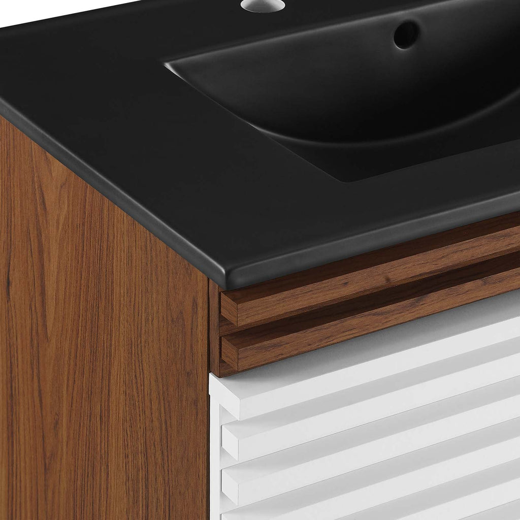 Render 30" Wall-Mount Bathroom Vanity by Modway
