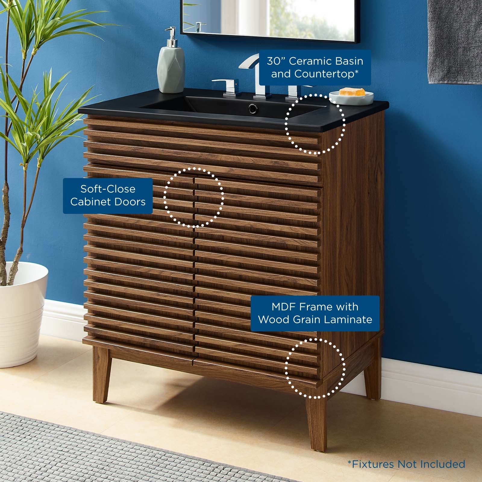 Render 30" Bathroom Vanity by Modway