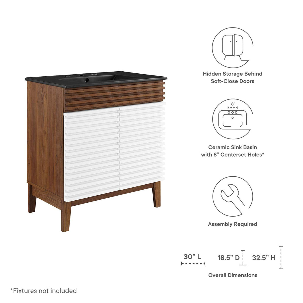 Render 30" Bathroom Vanity by Modway