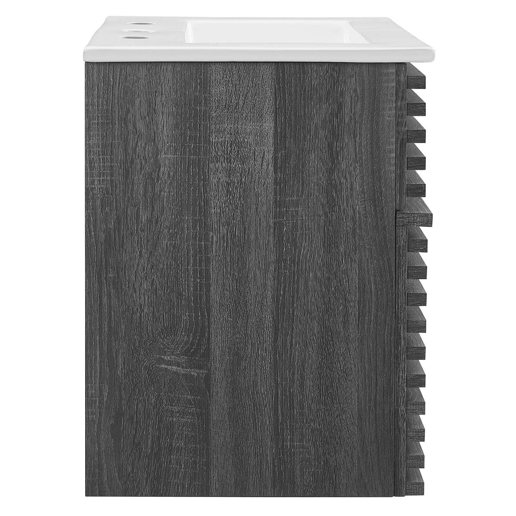 Render 18" Wall-Mount Bathroom Vanity by Modway