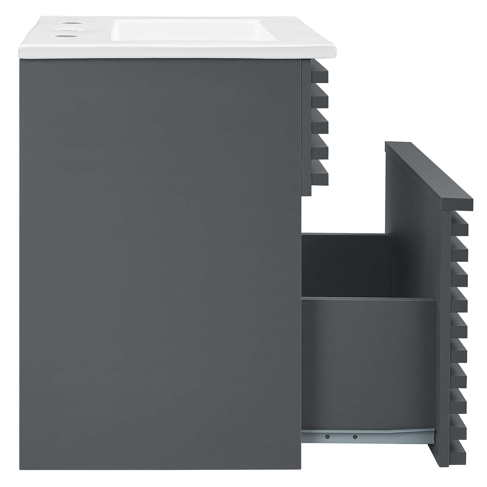 Render 18" Wall-Mount Bathroom Vanity by Modway