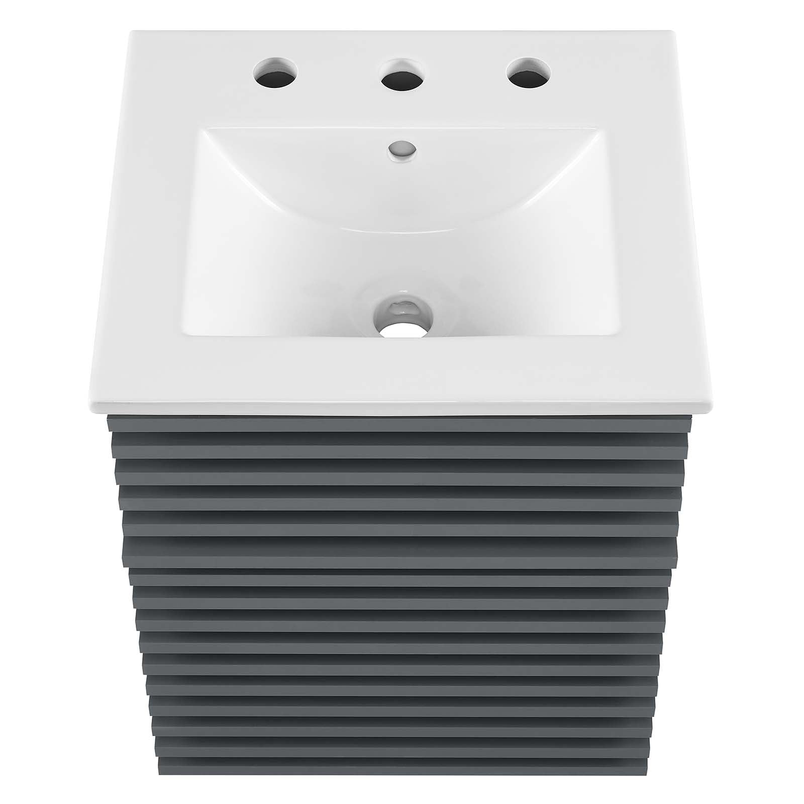 Render 18" Wall-Mount Bathroom Vanity by Modway