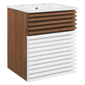 Render 18" Wall-Mount Bathroom Vanity by Modway