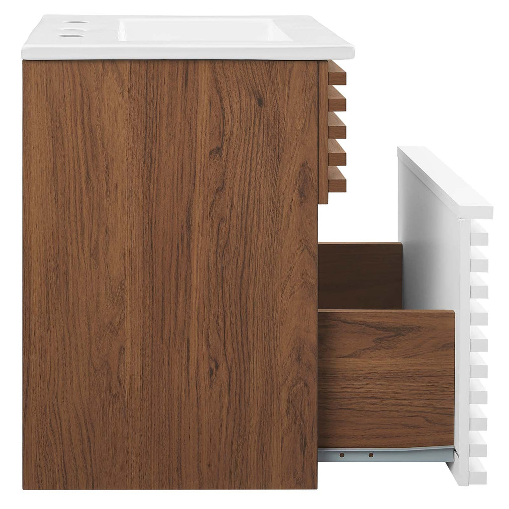 Render 18" Wall-Mount Bathroom Vanity by Modway