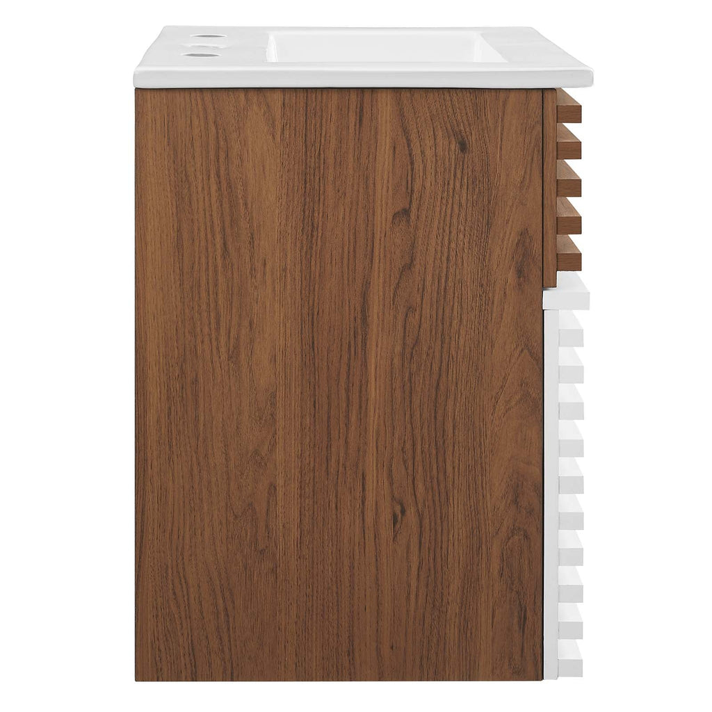 Render 18" Wall-Mount Bathroom Vanity by Modway