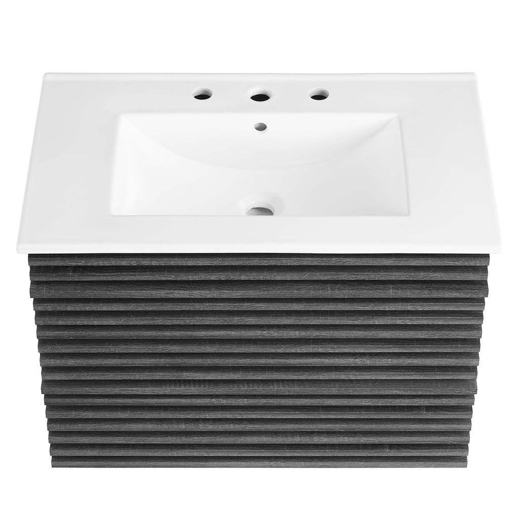 Render 30" Wall-Mount Bathroom Vanity by Modway