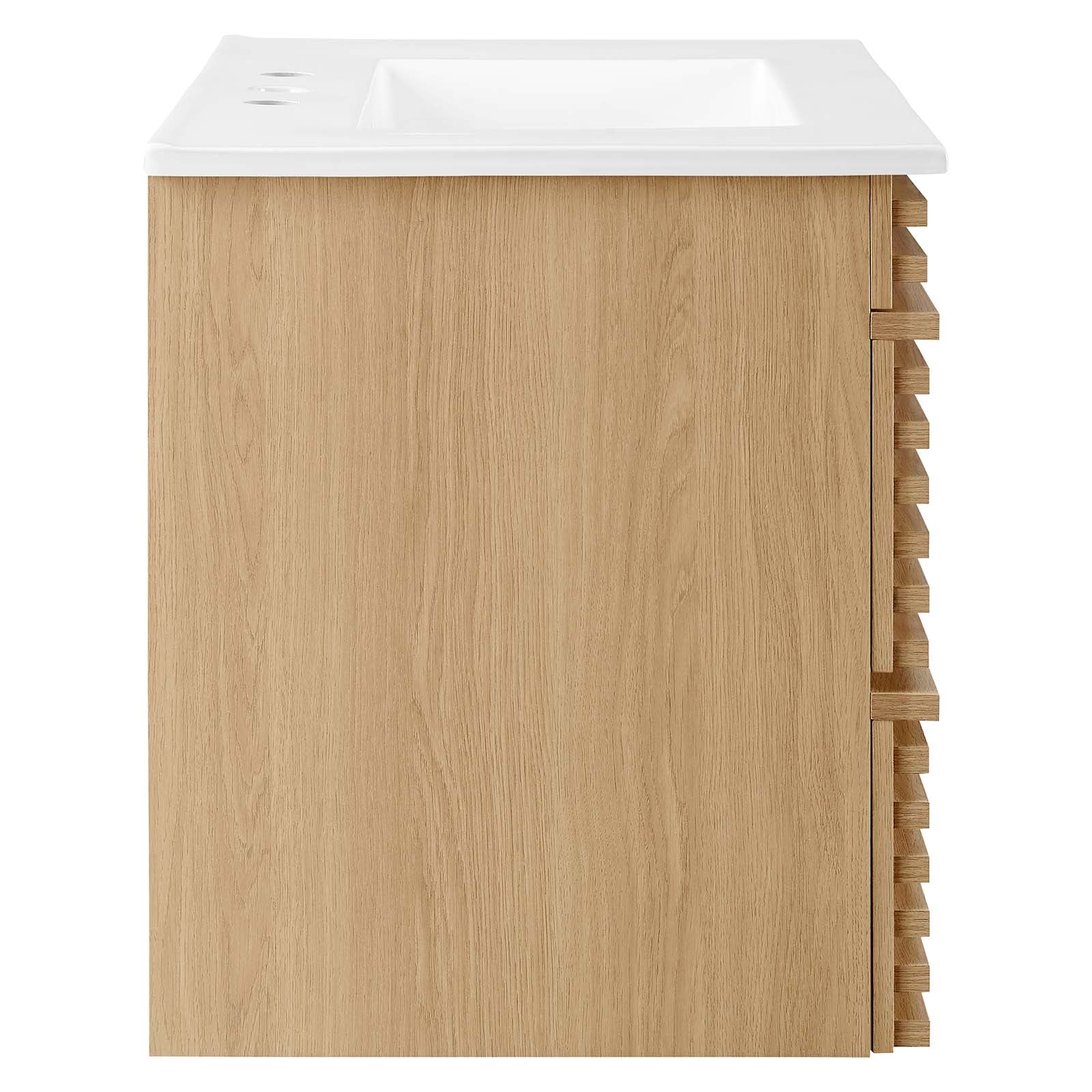 Render 30" Wall-Mount Bathroom Vanity by Modway