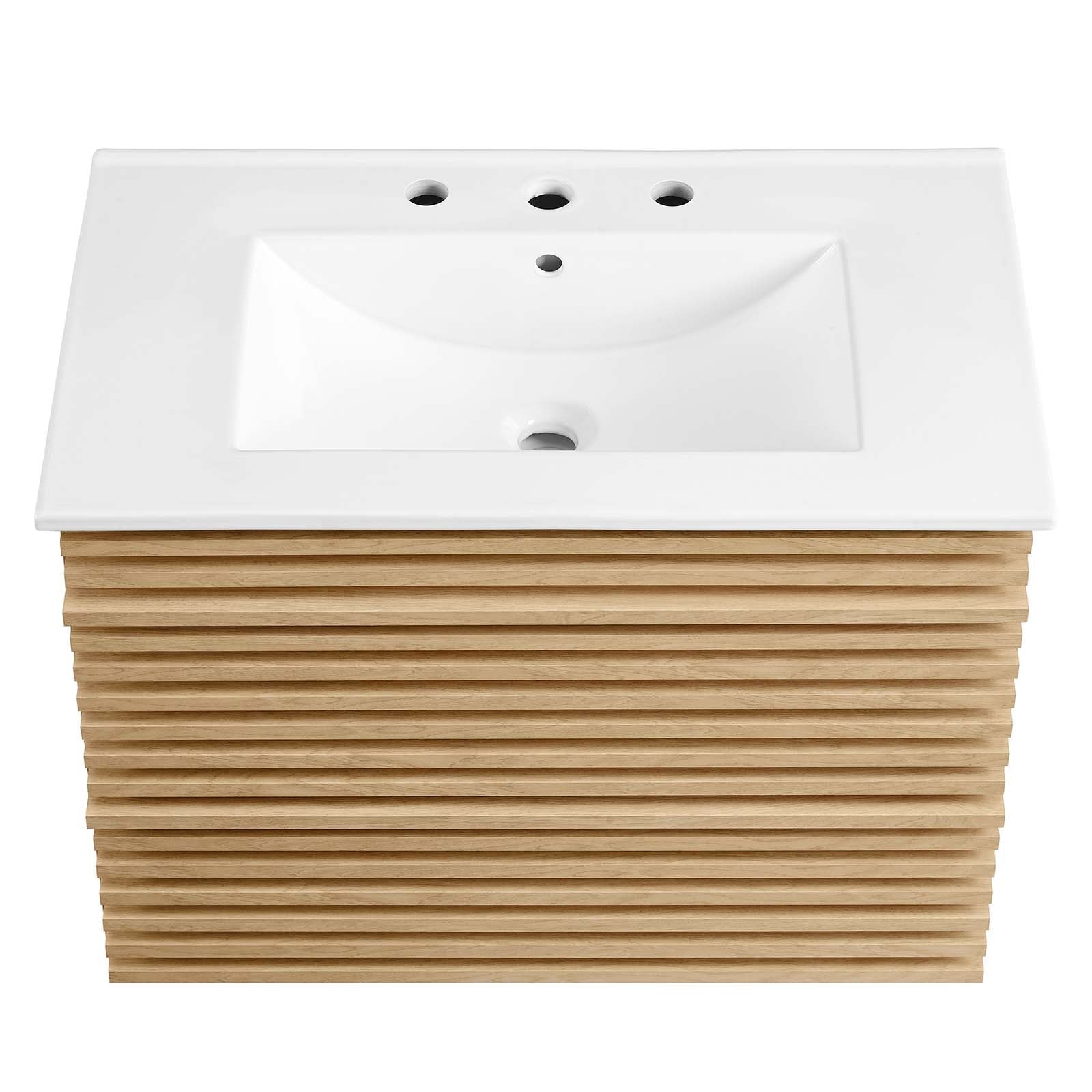Render 30" Wall-Mount Bathroom Vanity by Modway