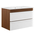 Render 30" Wall-Mount Bathroom Vanity by Modway