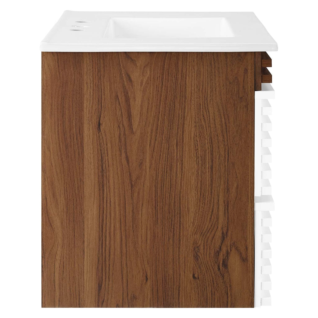 Render 30" Wall-Mount Bathroom Vanity by Modway