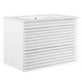 Render 30" Wall-Mount Bathroom Vanity by Modway
