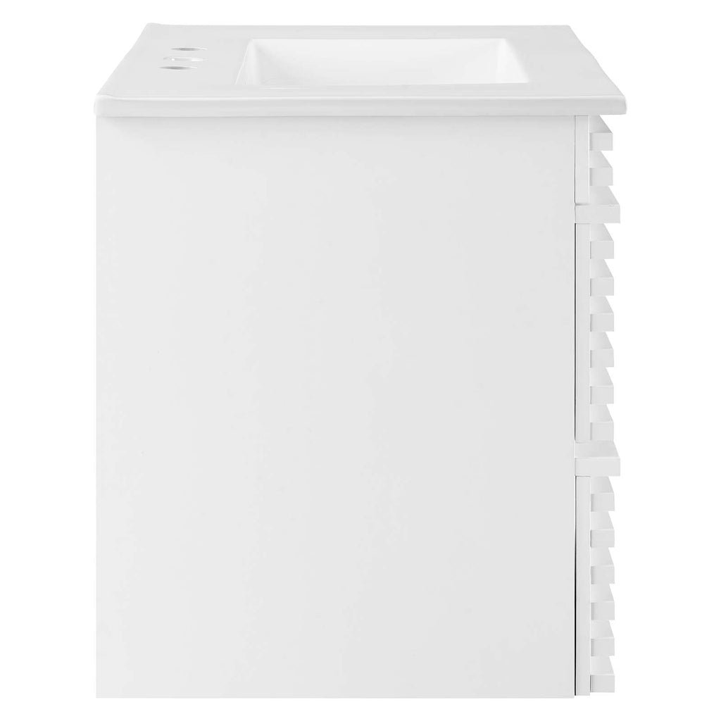 Render 30" Wall-Mount Bathroom Vanity by Modway