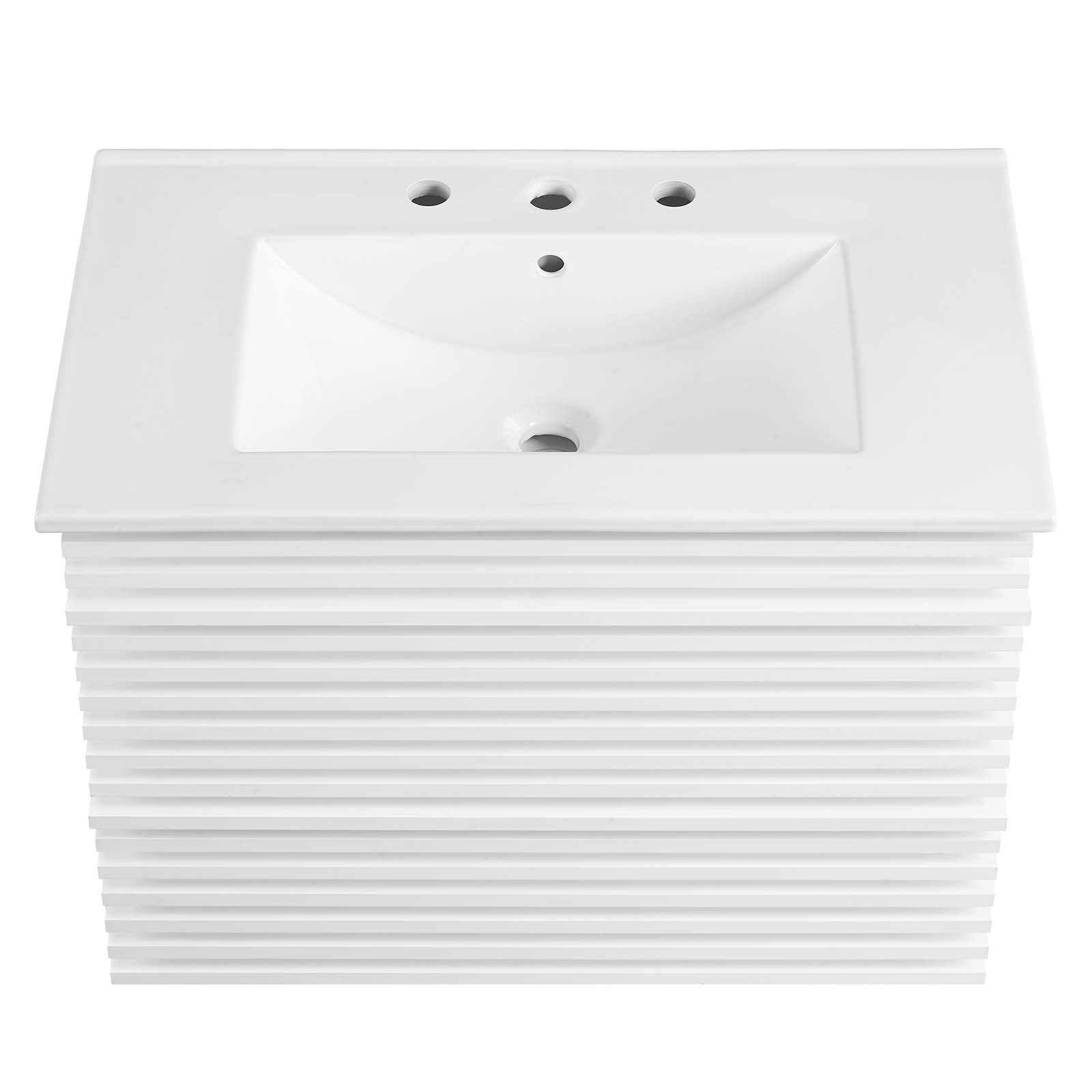 Render 30" Wall-Mount Bathroom Vanity by Modway