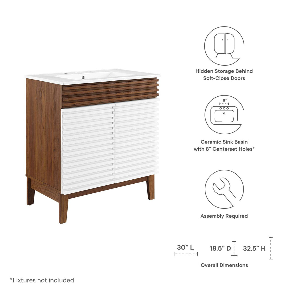 Render 30" Bathroom Vanity Cabinet by Modway
