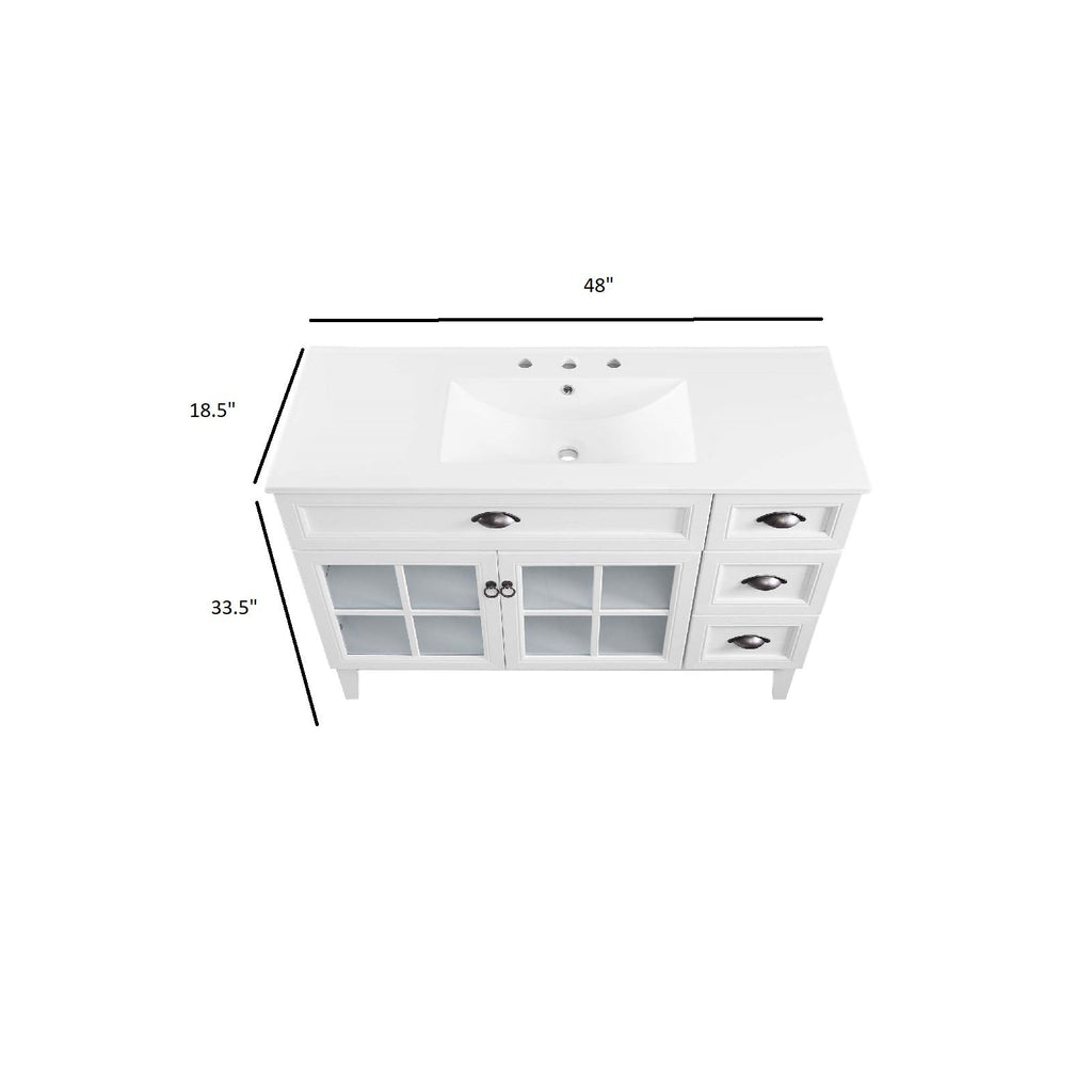 Isle 48" Bathroom Vanity Cabinet by Modway